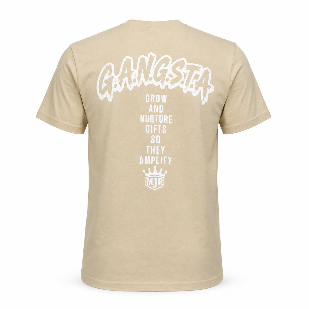 "Evolution is Gangsta" Graphic Tee – Sand